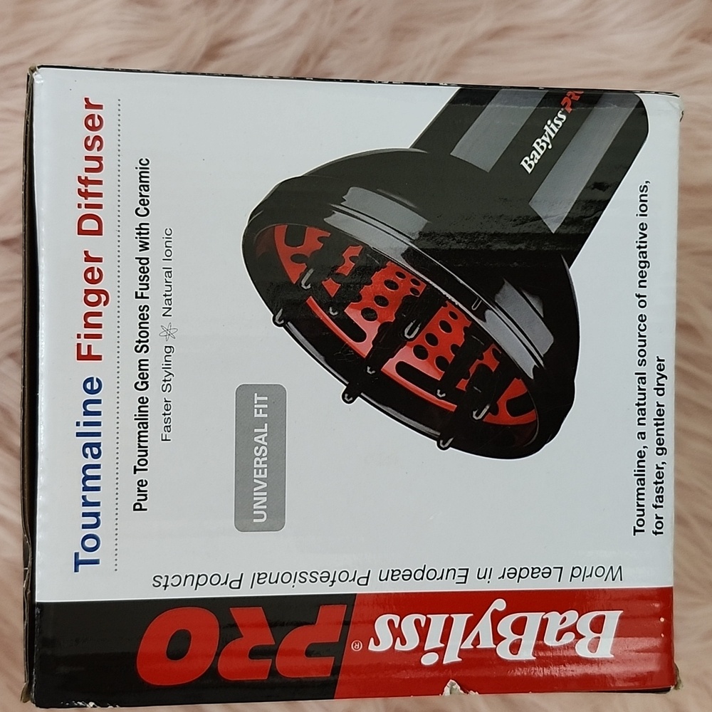 New Listing!! Brand New  BABYLISS PRO TOURMALINE  FINGER DIFFUSER